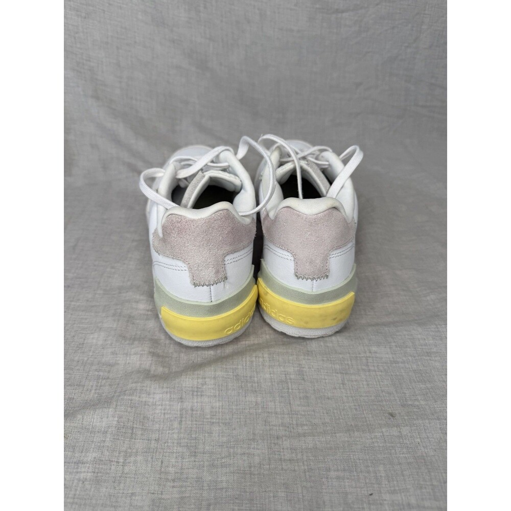 Adidas Postmove SE Tennis shoes Cloud White Almost Pink GZ6786 Green Yellow Sz 8